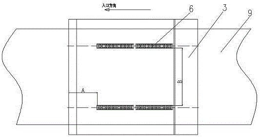 一種鋼帶準(zhǔn)備機(jī)組穿帶導(dǎo)板防擦傷裝置的制作方法