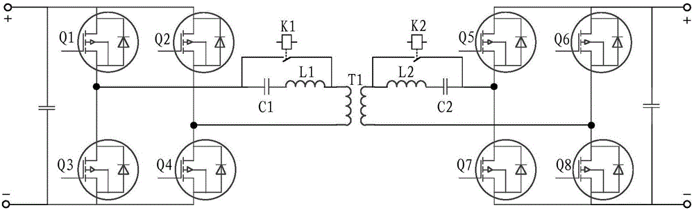 一種雙向全橋LLC變換電路及汽車的制作方法與工藝