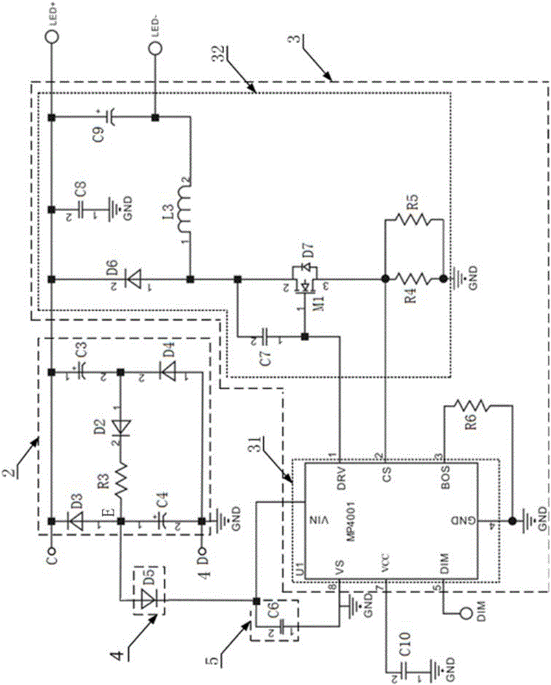 开机瞬间冲击过压的保护电路的制作方法与工艺