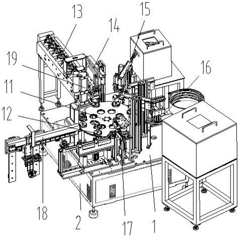 一种齿轮箱注油器的一体化自动组装机的制作方法与工艺