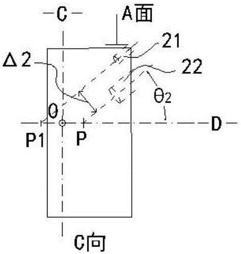 四軸機(jī)床上三維雙向斜孔的加工方法與流程