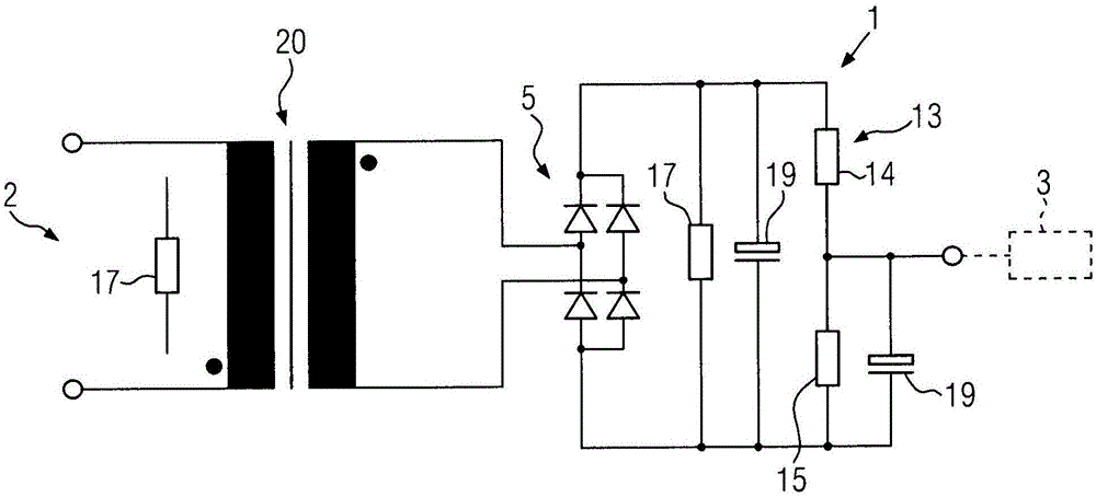 供电电压探测装置和用于探测供电电压的方法与流程