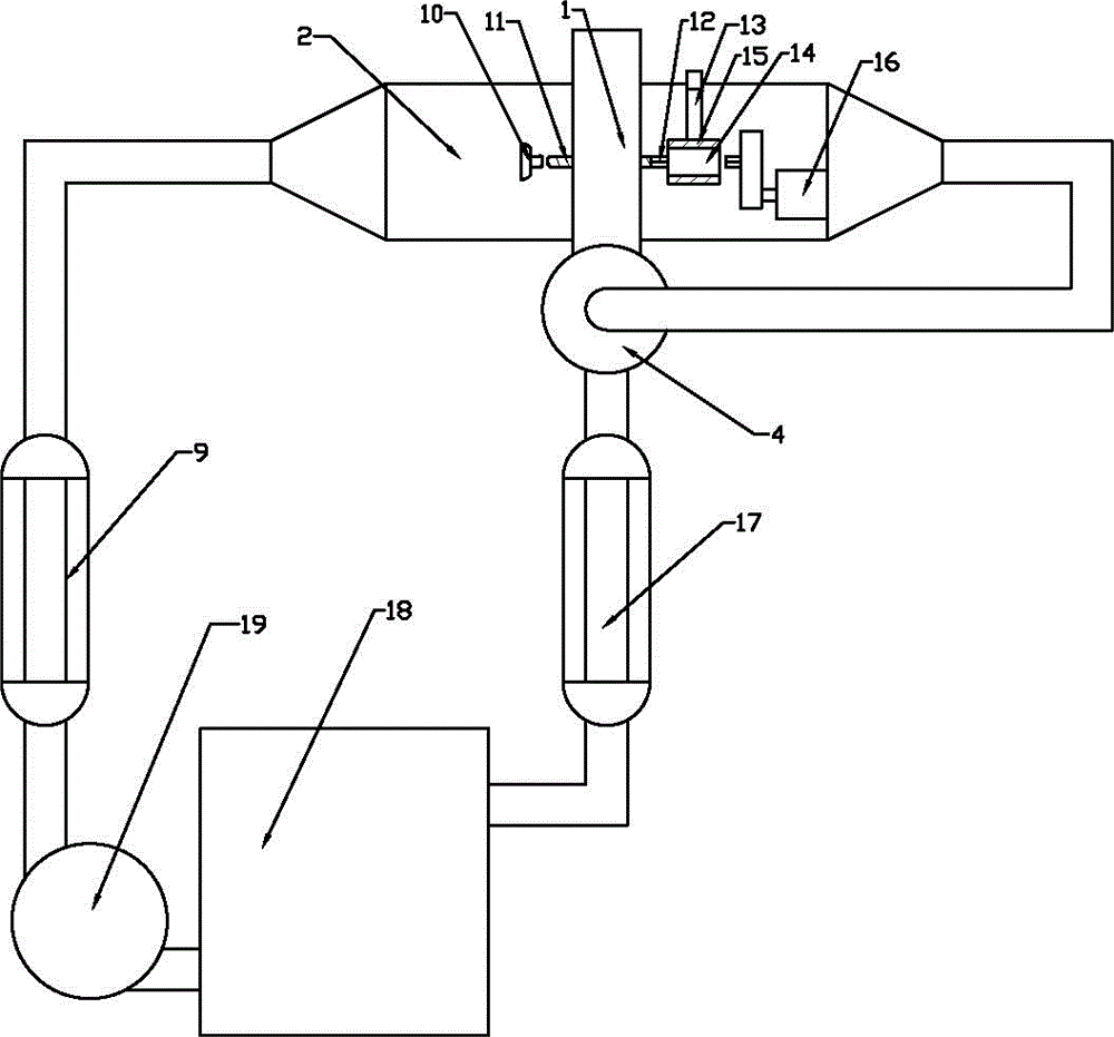 齒輪打磨用吸塵裝置的制作方法