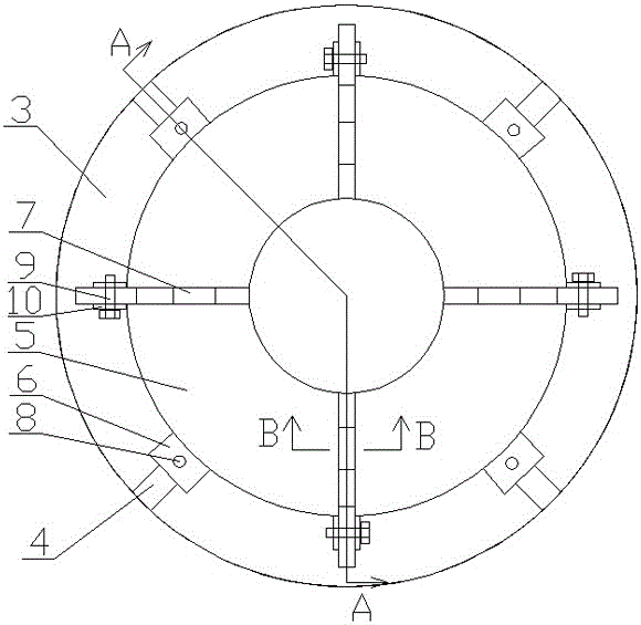 高压蒸汽管道竖管夹持装置的制作方法