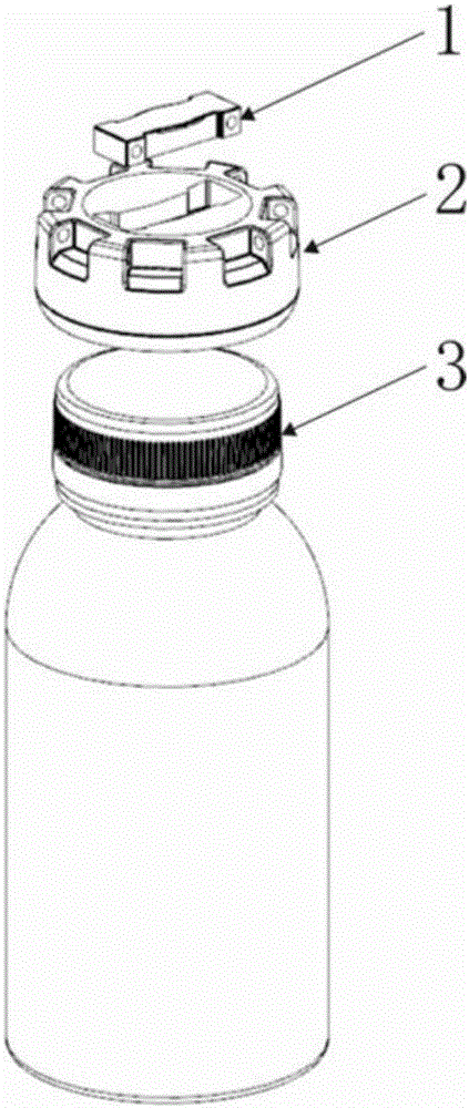 一种应用于大瓶口饮料瓶上的拼插塑料盖的制作方法与工艺
