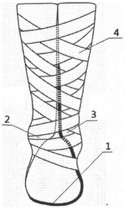 一种非对称结构踝护具个性化快速制备方法与流程