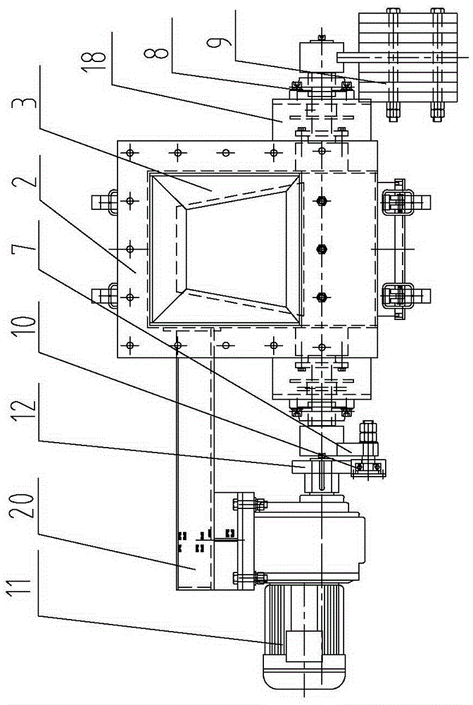 一種單電機(jī)驅(qū)動(dòng)雙重閥板門(mén)結(jié)構(gòu)的制作方法與工藝