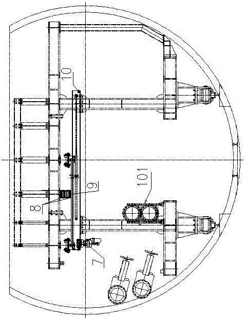 一種泥水盾構(gòu)全自動(dòng)換管吊機(jī)的制作方法與工藝