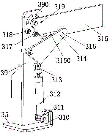 刹车泵外壳上料机的下料装置的制作方法