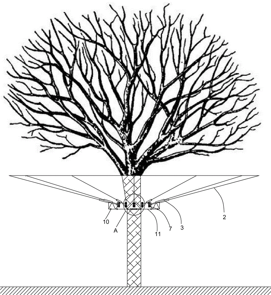 一种树木落叶收集伞的制作方法与工艺