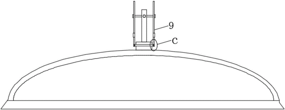 一种带有防风结构的大棚用自动卷帘机的制作方法