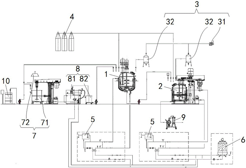 反应组件及防水涂料生产设备的制作方法与工艺