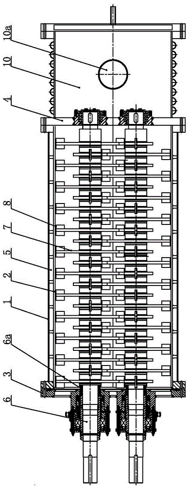 一種兩腔式雙轉子聚合物反應器的制作方法與工藝