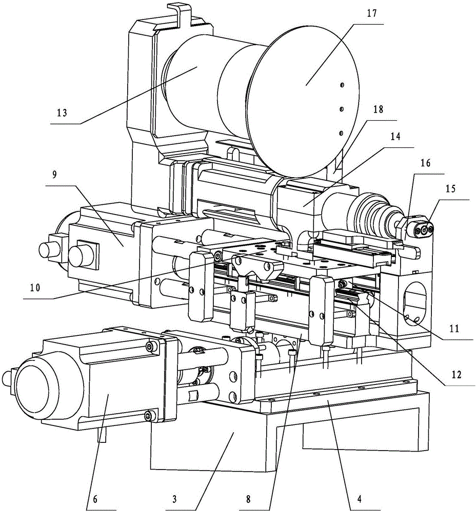 凸轮轴VCT孔打孔机的径向打孔装置的制作方法