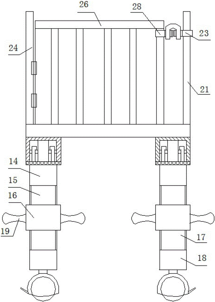 新型便于移動的排球裁判臺的制作方法與工藝