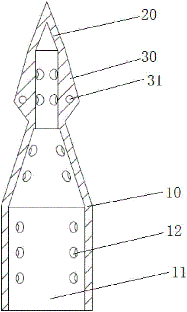 一種飛翼型吹針的制作方法與工藝