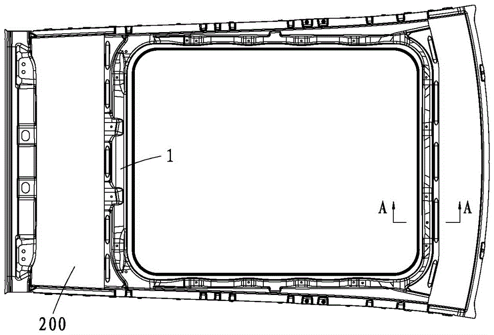 一種汽車全景天窗固定機(jī)構(gòu)的制作方法與工藝