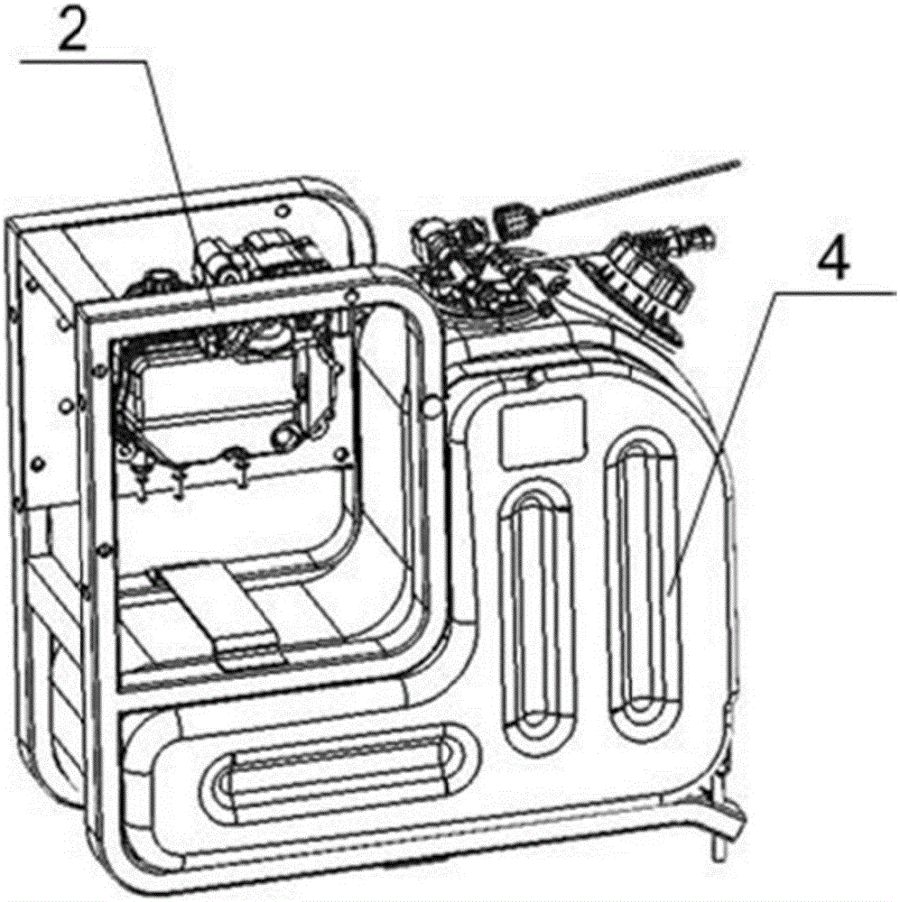 一种尿素罐与车架的连接组件的制作方法与工艺