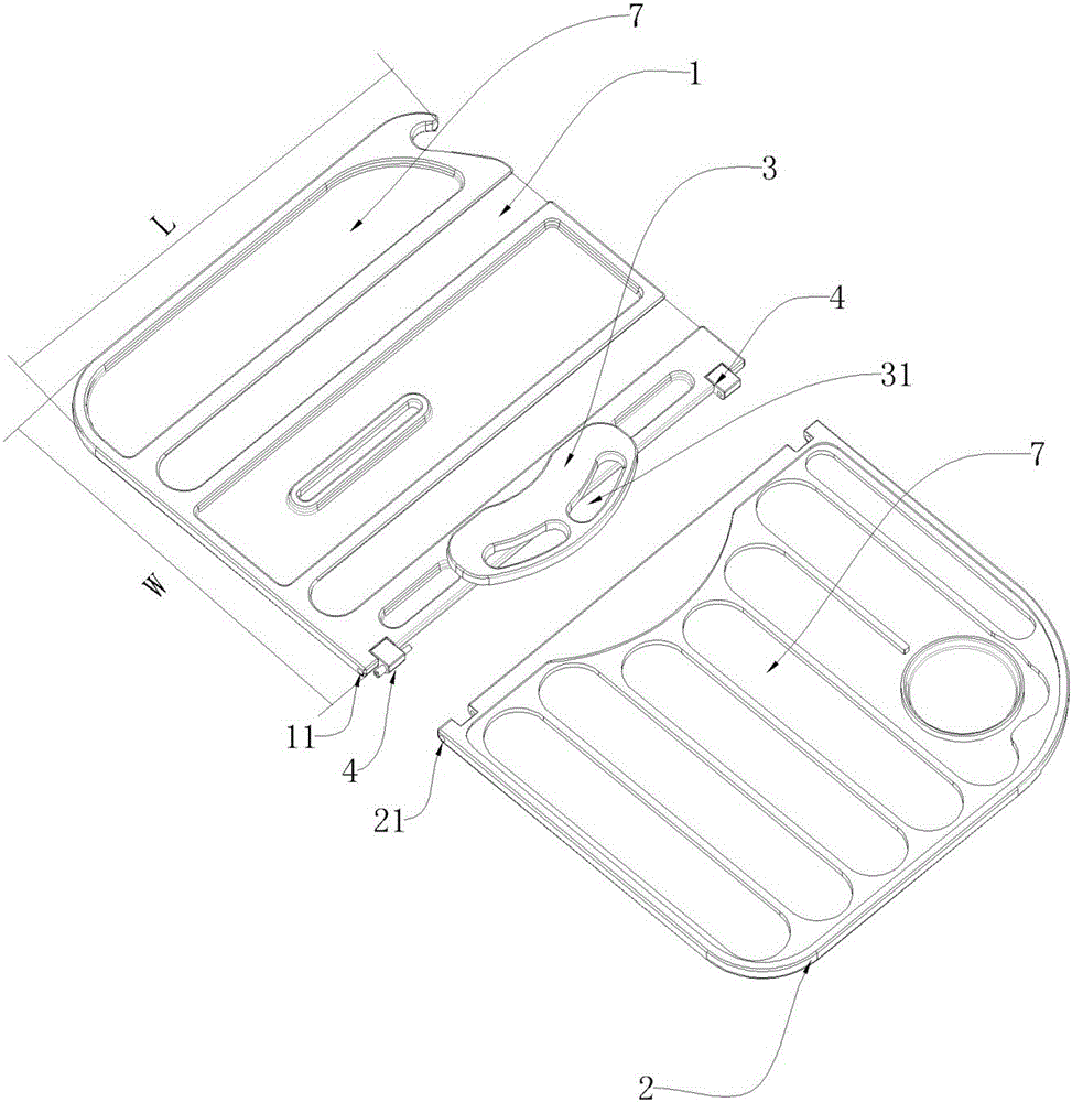 一种航空座椅用餐桌联片的制作方法与工艺