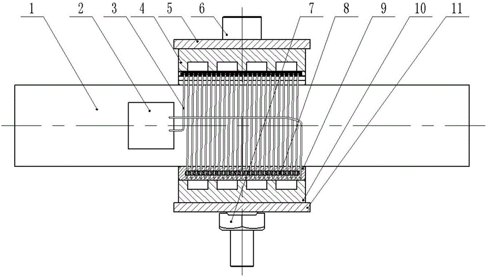 一种自感应磁流变减振管夹的制作方法与工艺