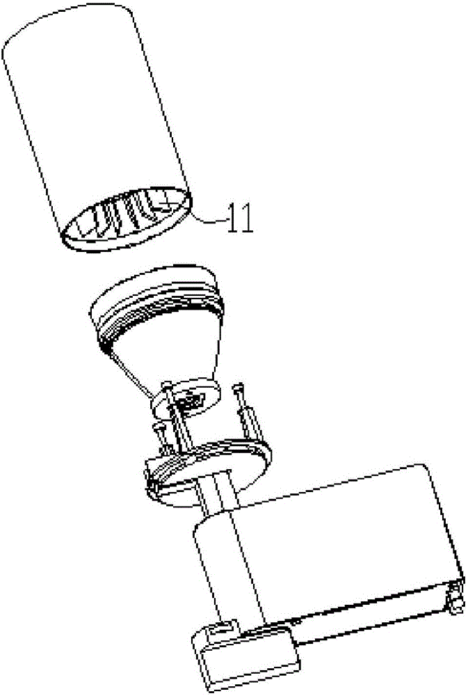 一種具有支架桿的LED燈具的制作方法與工藝