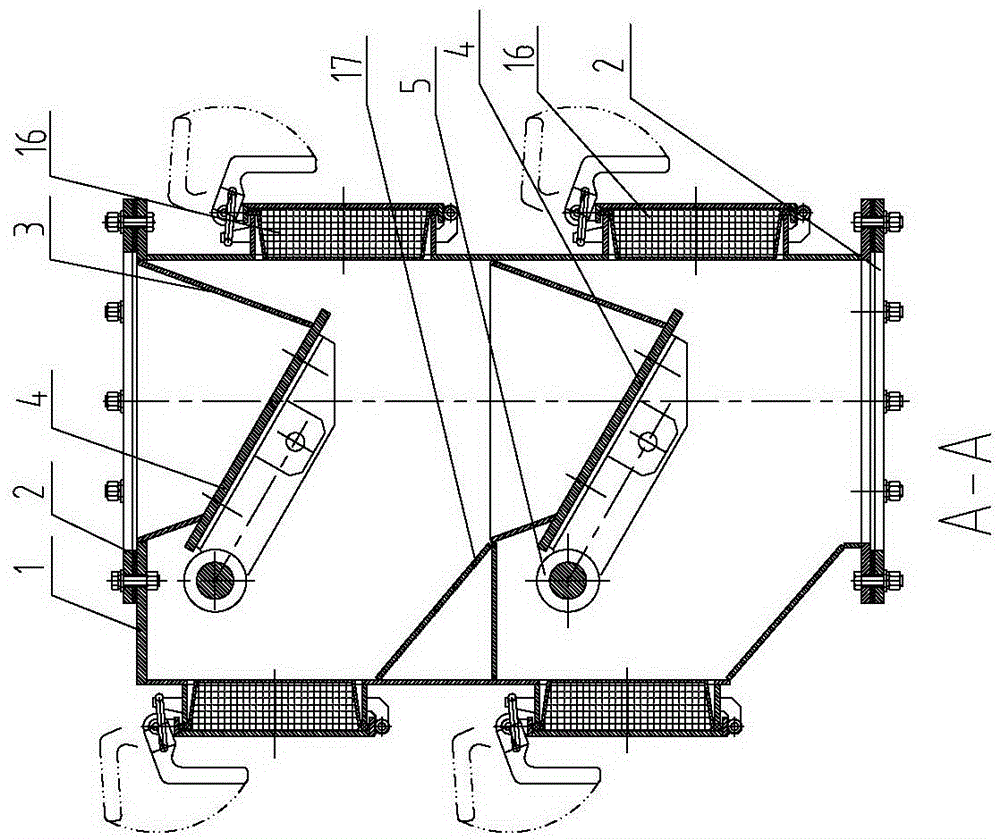 电动式双重阀板门结构的制作方法与工艺