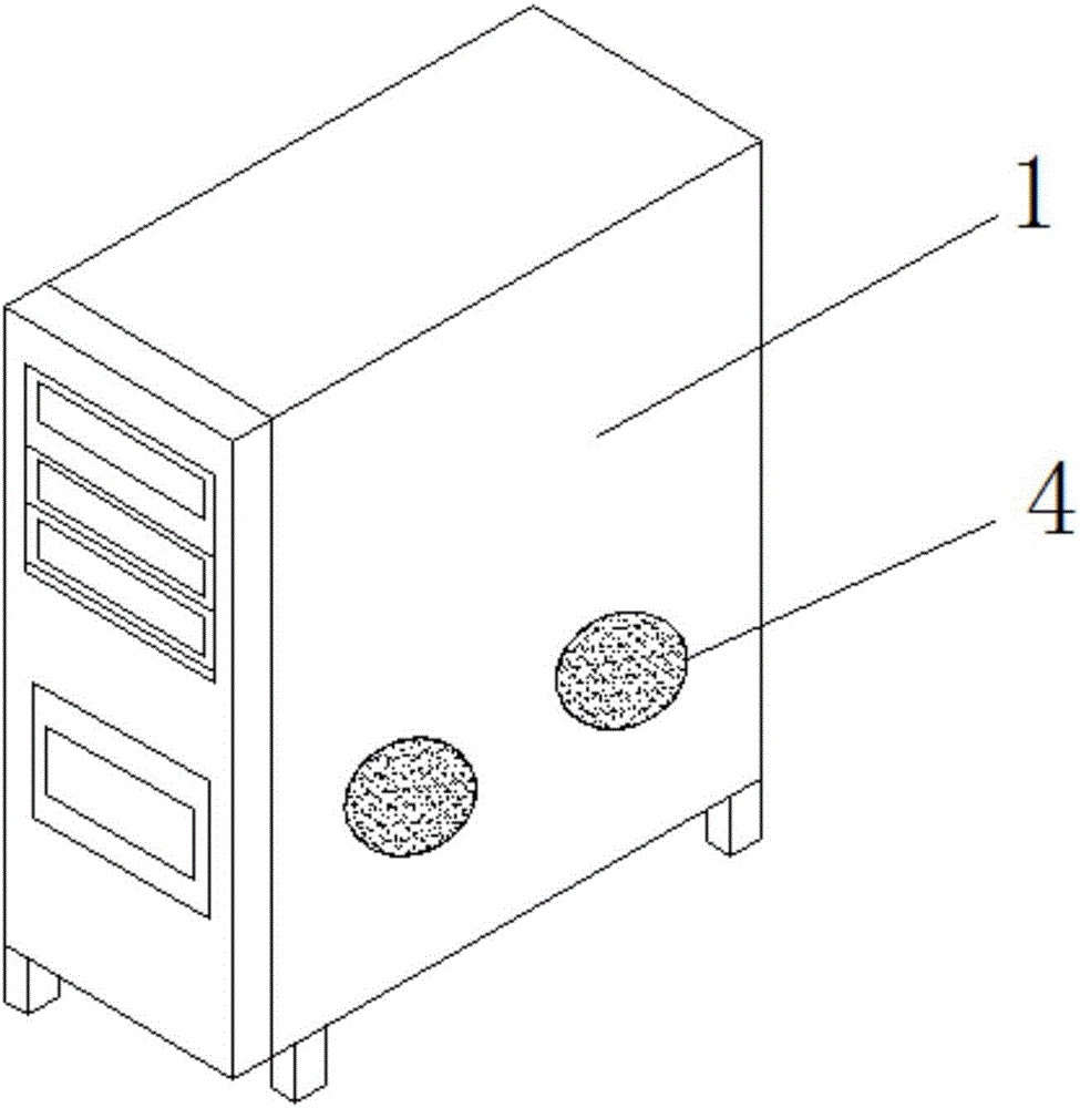 一种电子计算机的防尘冷却装置的制作方法