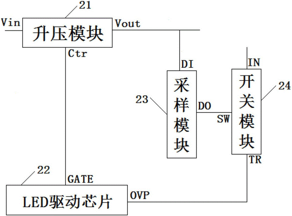 一种过压保护电路及LED背光驱动电路的制作方法与工艺