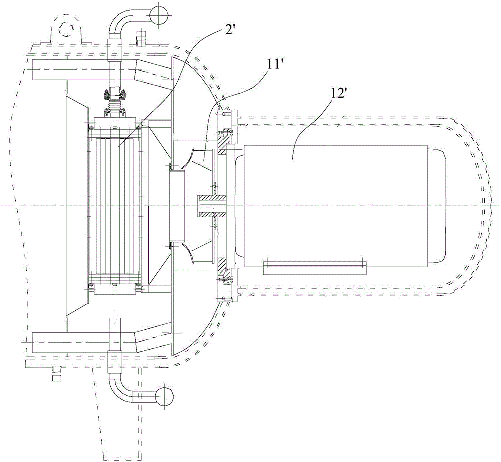 一種裝有液壓氣冷風(fēng)機(jī)的熱處理爐的制作方法與工藝