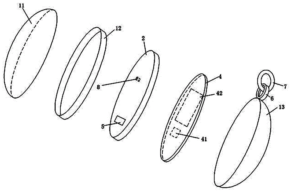 全封闭式随身挂坠的制作方法与工艺