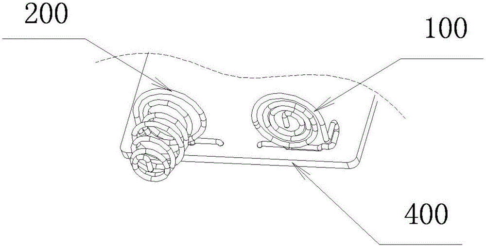 一種遙控器干電池倉(cāng)組合彈簧的制作方法與工藝