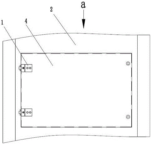 中置式开关柜仪表室的内门板结构的制作方法与工艺