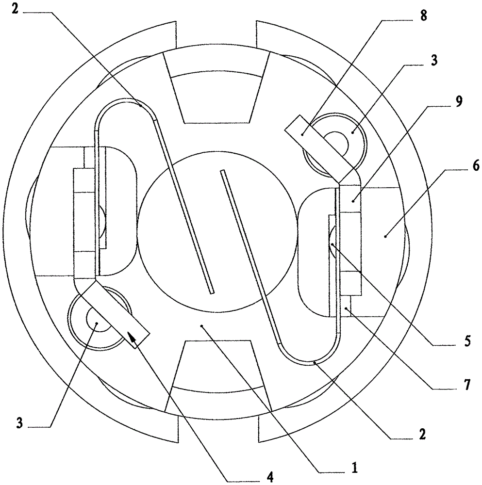 一種柱狀式振動馬達用端蓋組件的制作方法與工藝