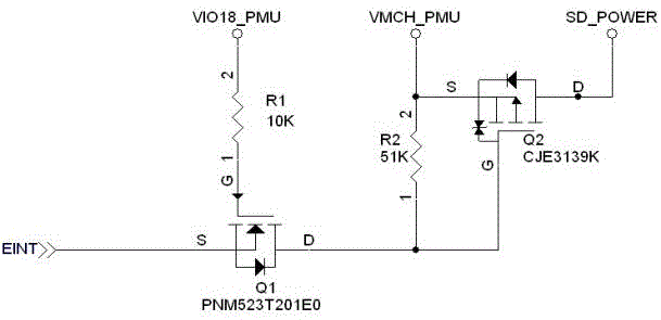 一種SIM卡與SD卡共卡槽防燒卡電路的制作方法與工藝