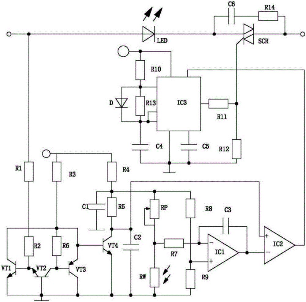 一种具有灯光补偿的监控系统的制作方法与工艺