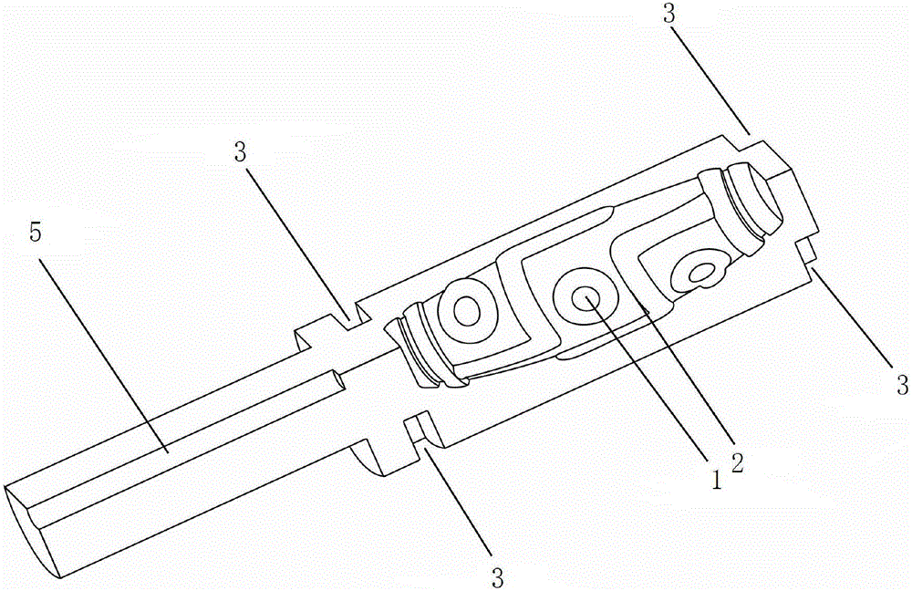 一種素金空心路路通的制作方法與流程