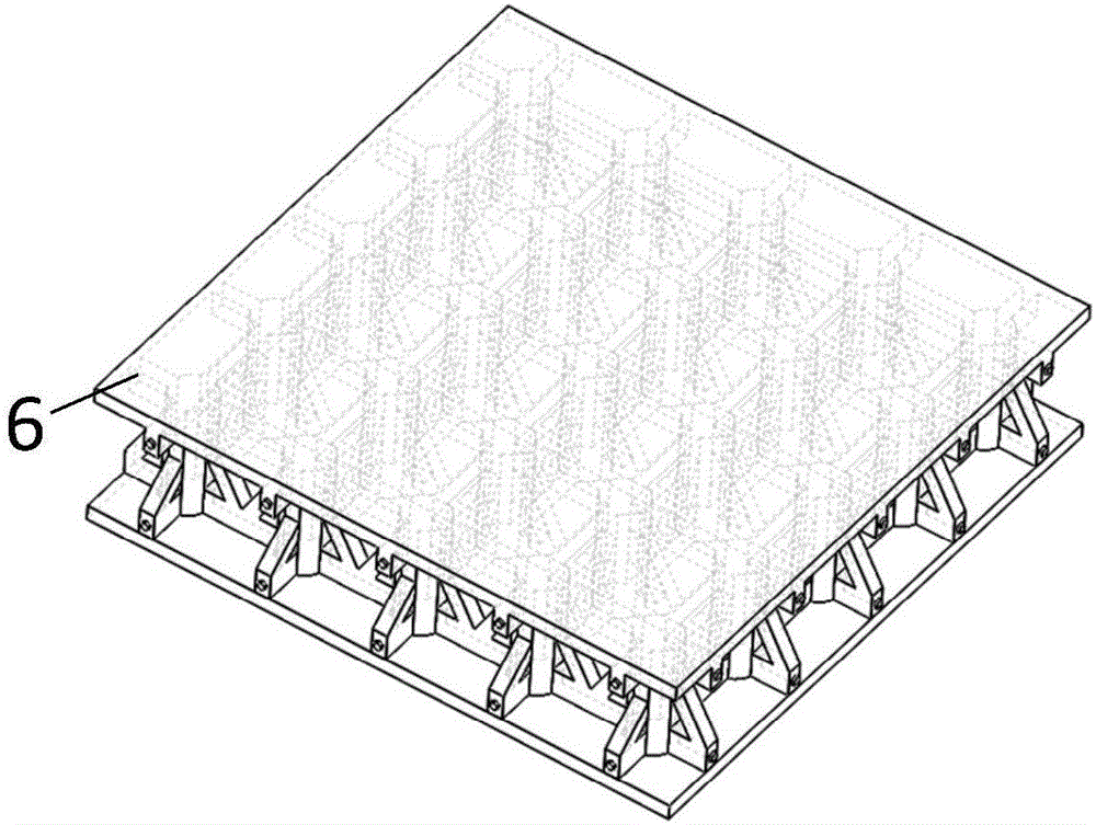 一种多边形格构式格栅‑柱结构夹层板的制作方法与工艺