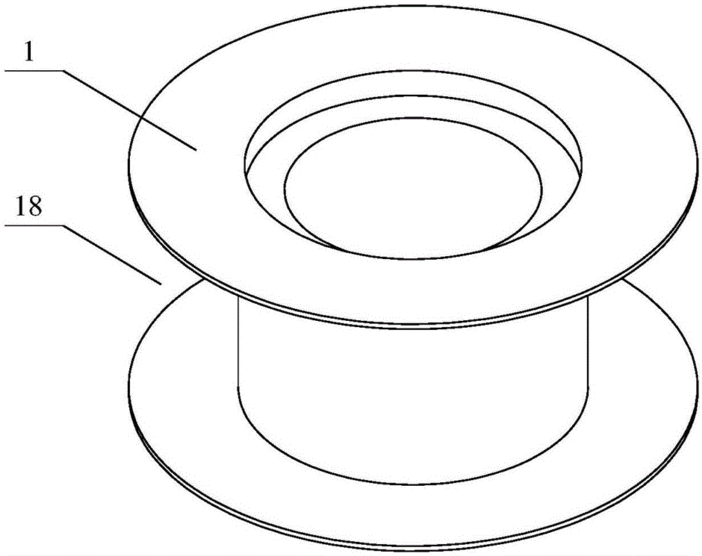 一种航空轮胎钢丝圈缠绕机储丝筒装置的制作方法