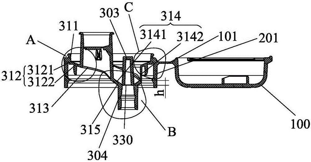 一种具有漏斗结构的瓶盖的制作方法与工艺