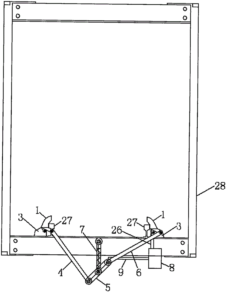 罐籠內(nèi)全自動(dòng)阻車(chē)器的制作方法與工藝