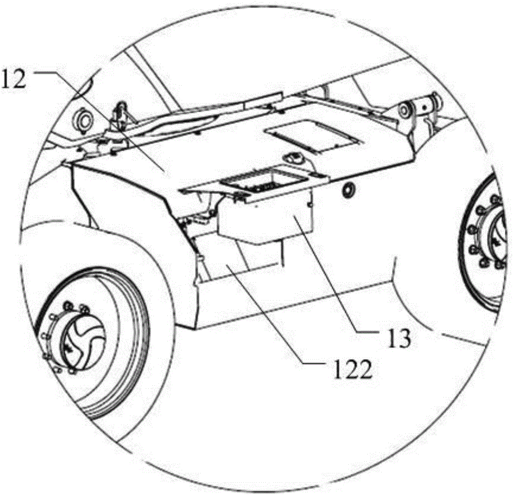 具有可翻轉控制箱的車體及高空作業平臺的制作方法與工藝