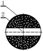 圆球形具有净化空气功能的活性炭轻质通孔陶粒的制作方法与工艺