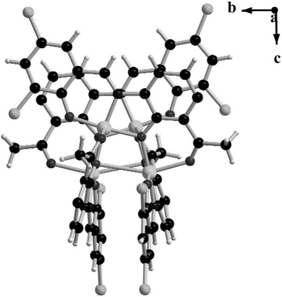 一种苯乙酮衍生物席夫碱四核钴配合物Co4(dcah)4及合成方法与流程