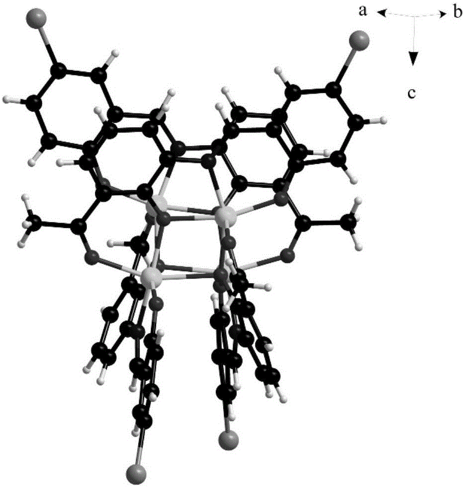一种苯乙酮衍生物席夫碱四核镍配合物ni4crah4及合成方法与流程