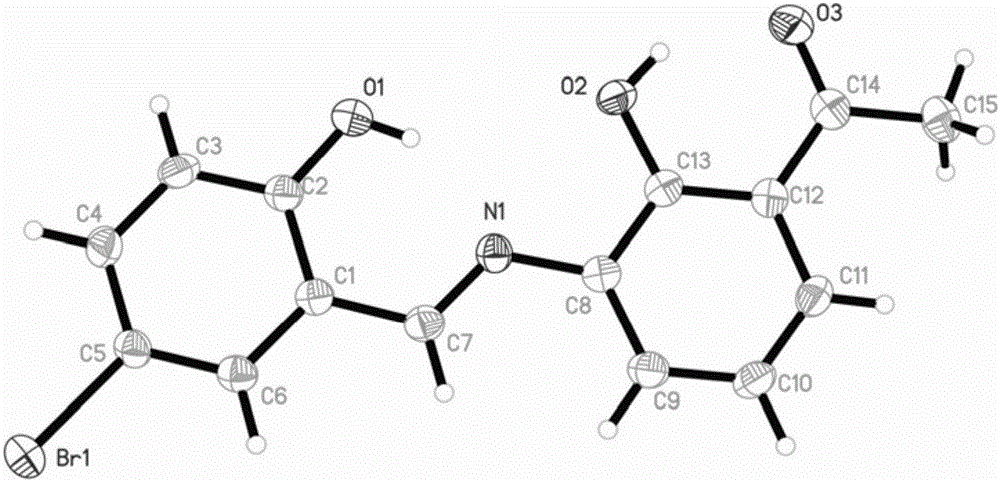 一种苯乙酮衍生物席夫碱配体H2brah及合成方法与流程