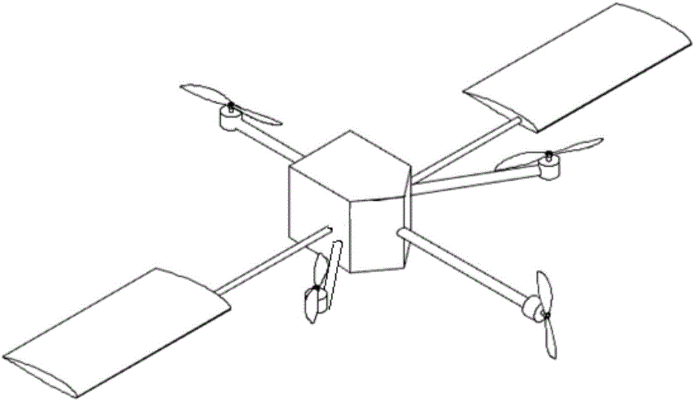 一种具有自由翼的多旋翼飞行器的制作方法与工艺