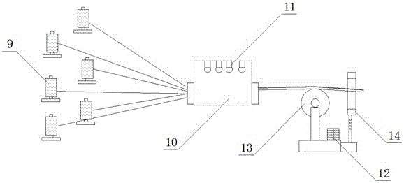 一種阻燃抗靜電復(fù)合紗線及加工方法和開(kāi)松加捻裝置與流程