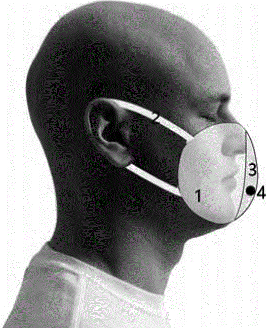 一种用于便携式空气净化器的口罩的制作方法与工艺