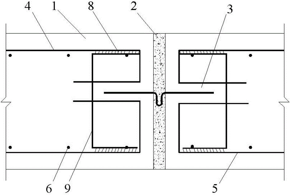 一種結構變形縫的加強配筋方法及其結構與流程