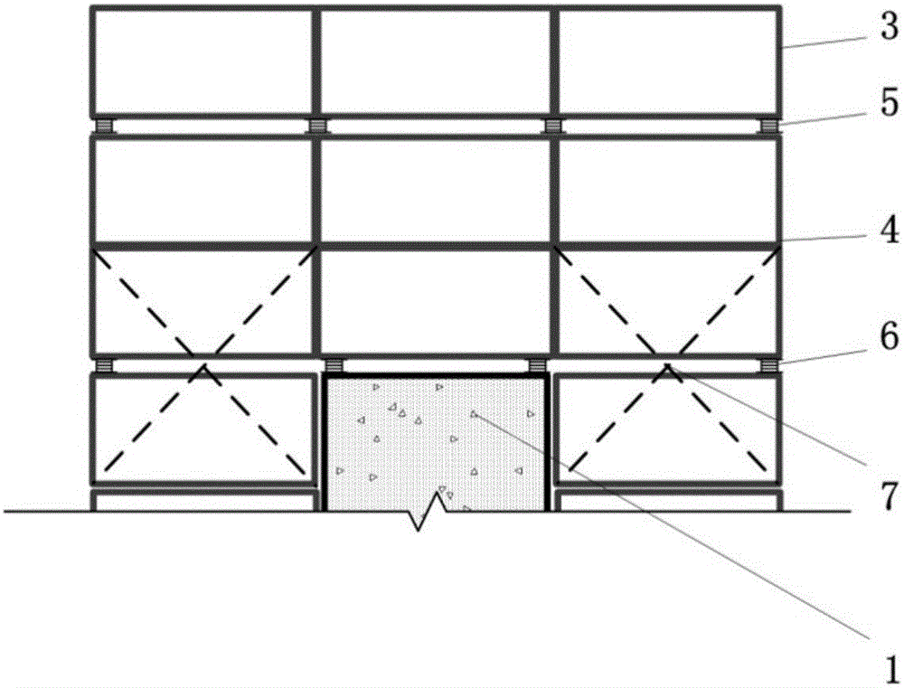 自适应隔震层数的顶部隔震模块建筑结构的制作方法与工艺